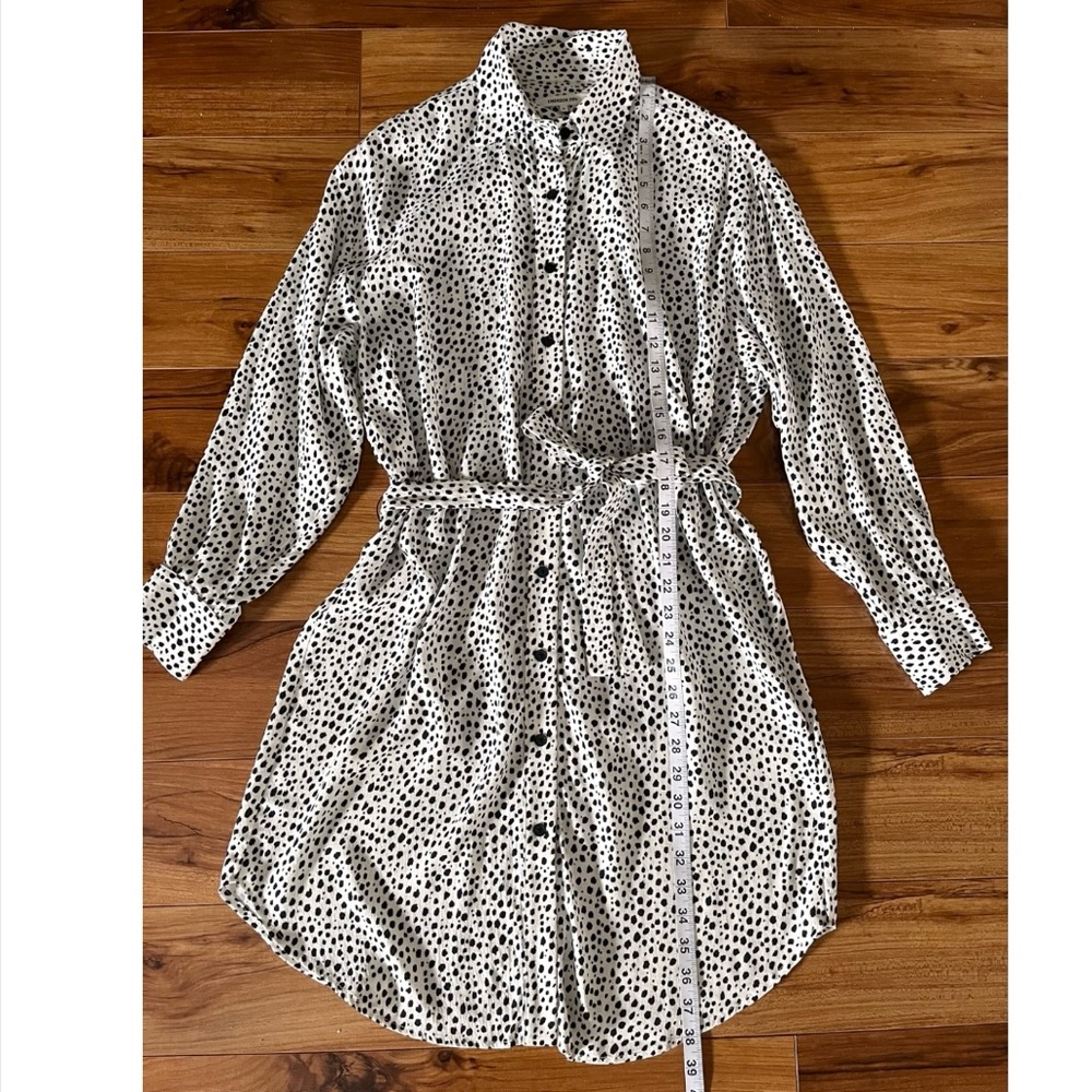 Emerson Fry Cheetah Shirt Dress Medium - Picture 10 of 16